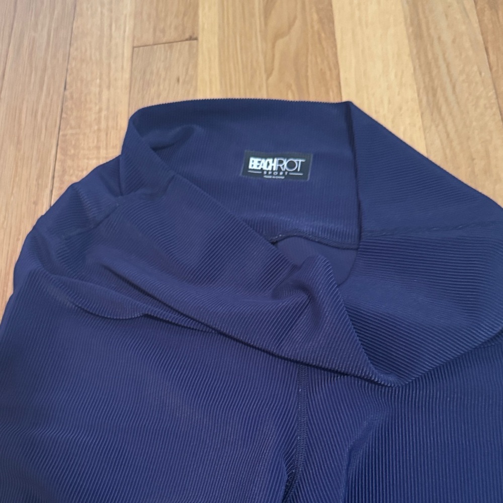 Beach Riot Navy Blue Legging, SZ L like NEW